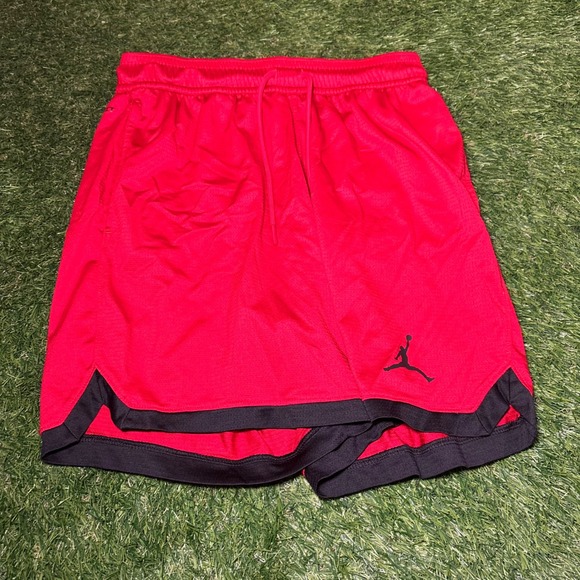 Jordan Other - Jordan Mens Dri-FIT Basketball Shorts Red Black DH2040-687 Size M